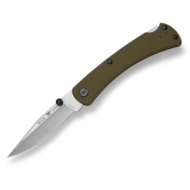 Нож складной BUCK 110 Slim Pro TRX, G-10 OD Green, S30V клинок P 9,5 см