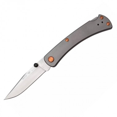 Нож складной BUCK 110 Slim Pro TRX Titanium, Titan Gray, S45VN клинок P 9,5 см