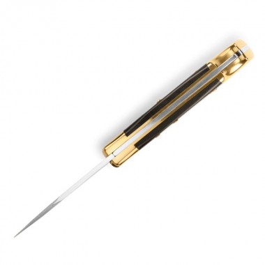 Нож складной BUCK 112 Ranger, Wood Ebony/Brass, 420HC клинок P 7,6 см