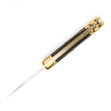 Нож складной BUCK 112 Ranger, FG Wood Ebony/Brass, 420HC клинок P 7,6 см