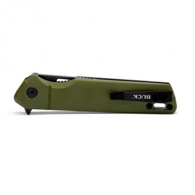 Нож складной BUCK 239 Infusion Modified Tanto, G-10 OD Green, 7Cr17MoV клинок черн. P 8,2 см