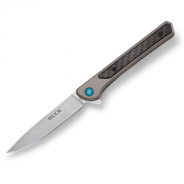 Нож складной BUCK 264 Cavalier, Aluminum Gray, 7Cr17 клинок P 9,1 см