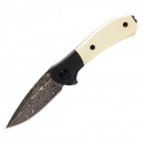 Нож складной BUCK 590 Paradigm Damascus LE 2023, G-10 White, Damascus клинок P 7,6 см