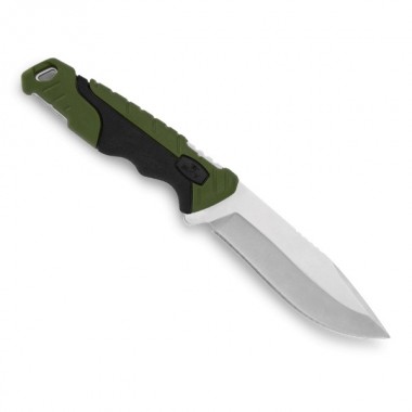 Нож BUCK 658 Small Pursuit, Nylon GreenBlack, 420HC клинок P 9,5 см
