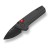 Нож складной BUCK 839 Mini Deploy Auto, Aluminum Gray, 154CM клинок черн. P 4,8 см