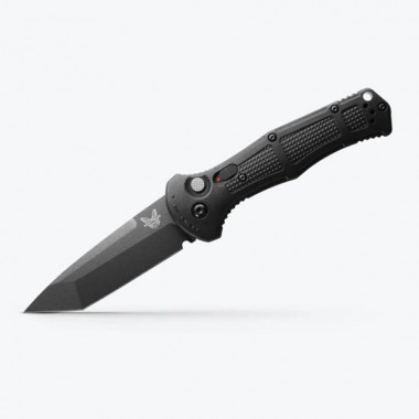 Нож складной BENCHMADE Claymore, Grivory Black, D2 клинок черн.кобальт P 9,1 см