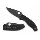 Нож складной SPYDERCO Tenacious Lightweight G-10 Black, клинок черный