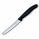 Нож кухонный Victorinox Swiss Classic (6.7833), лезв.11см, серрейт., черный