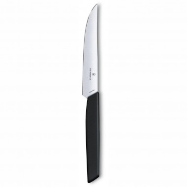 Нож для стейка Victorinox Swiss Modern (6.9003.12), лезв 12см, чёрный