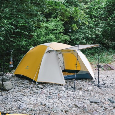 Палатка NATUREHIKE Cloud River, 2 местная, желтая